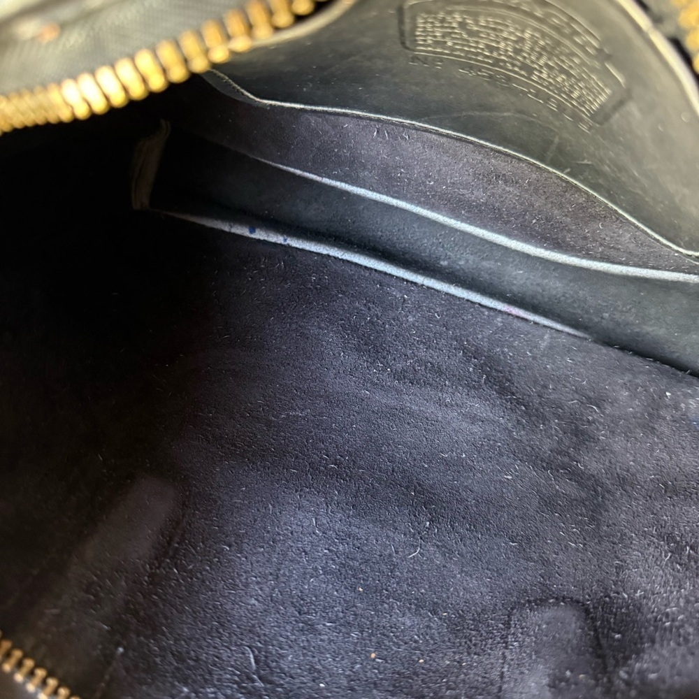 Coach Black Leather Satchel Briefcase. - Picture 6 of 16